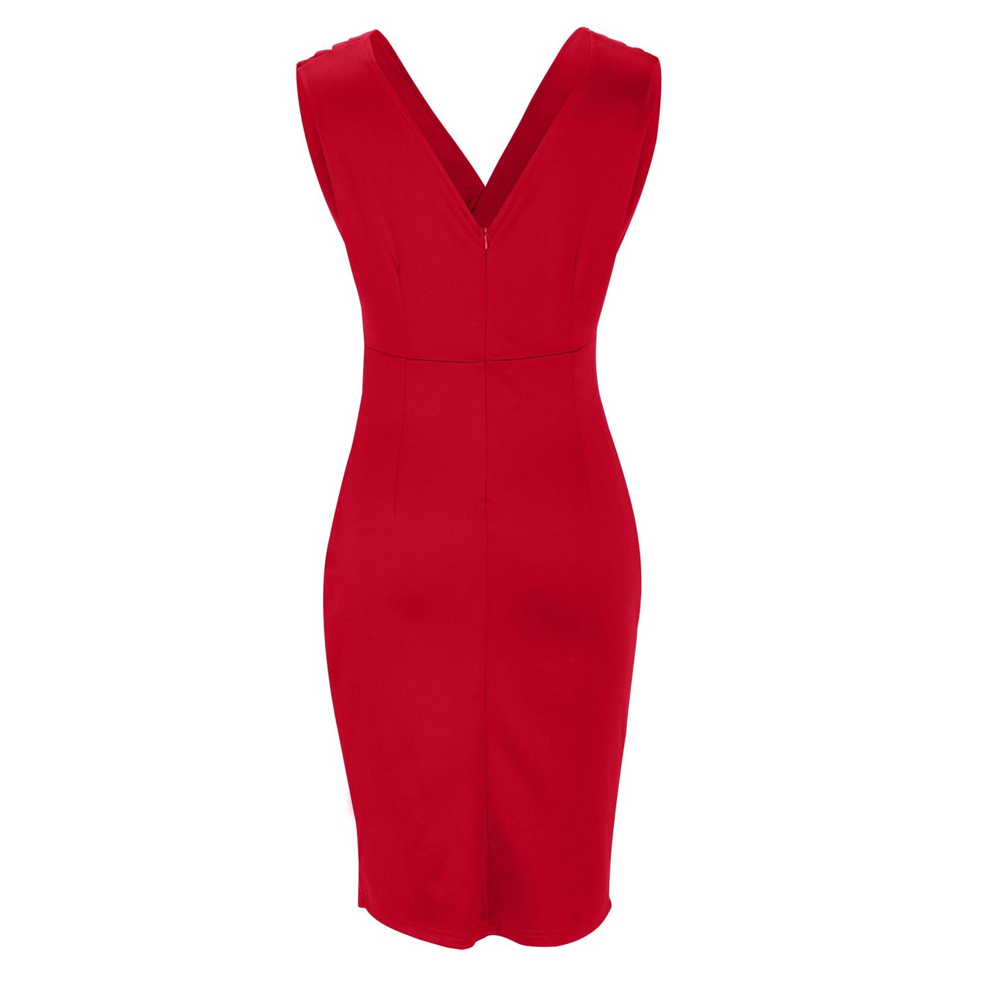 Altuva London | Body-hugging dress with deep V-neckline