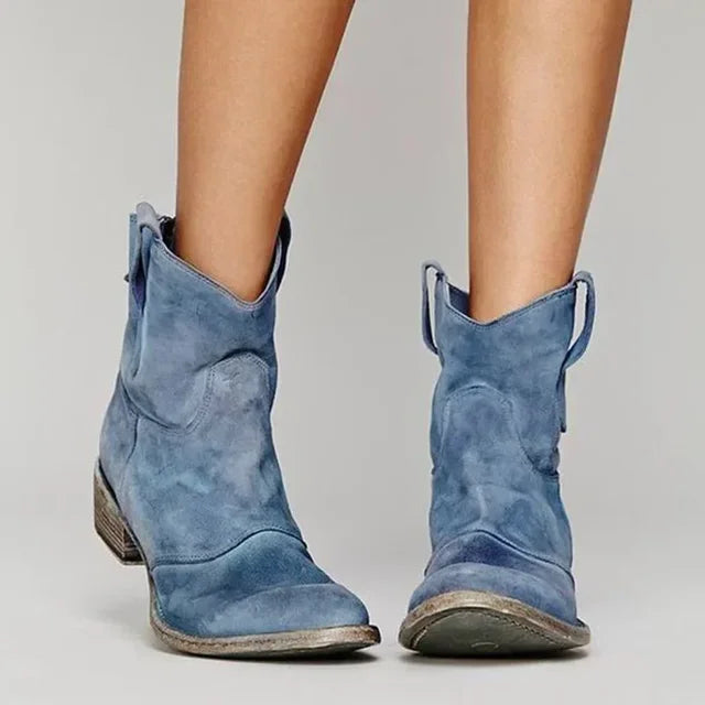Altuva | Vintage Cowboy Ankle Boots
