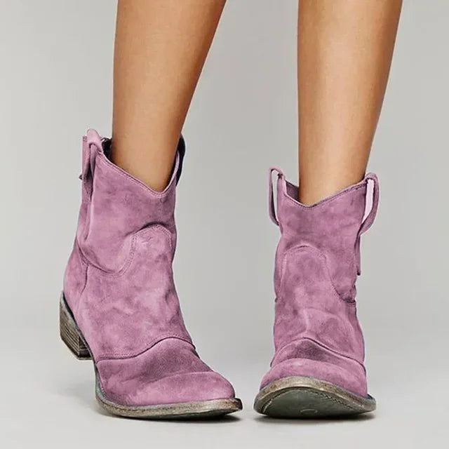 Altuva | Vintage Cowboy Ankle Boots