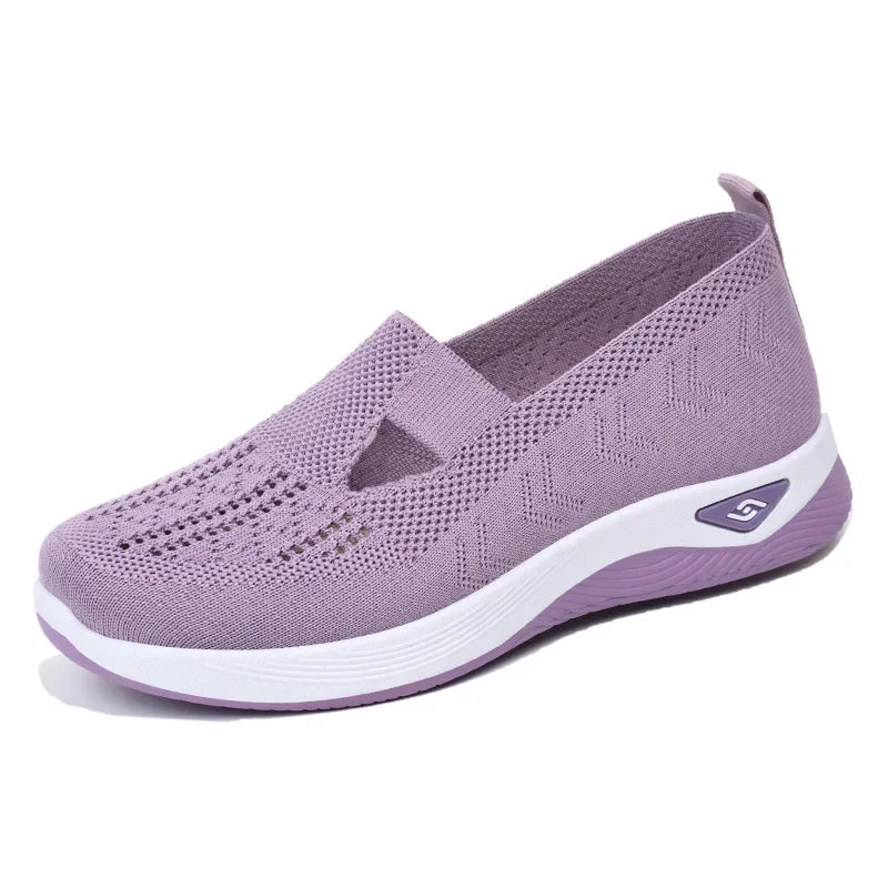 Altuva London Summer Comfort Flats – Breathable Hollow-Out Soft Sole Shoes