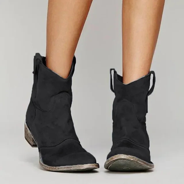 Altuva | Vintage Cowboy Ankle Boots