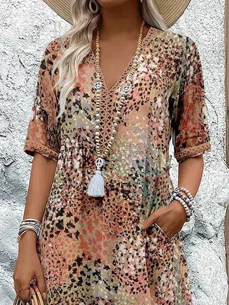 Altuva | Vibrant mid-length dress
